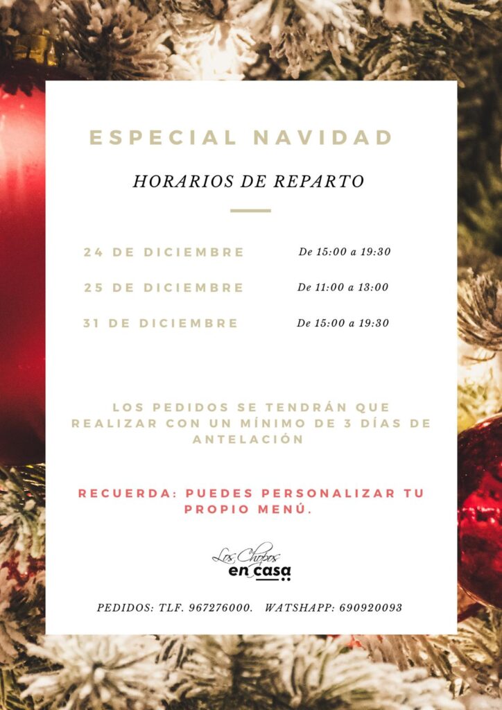 Navidad con Los Chopos en casa