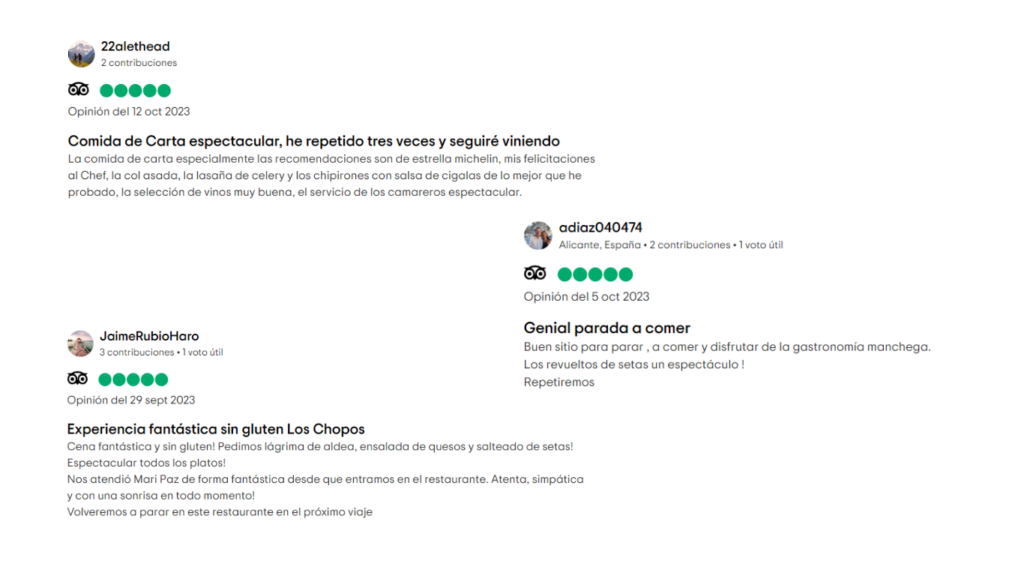 TripAdvisor Los Chopos