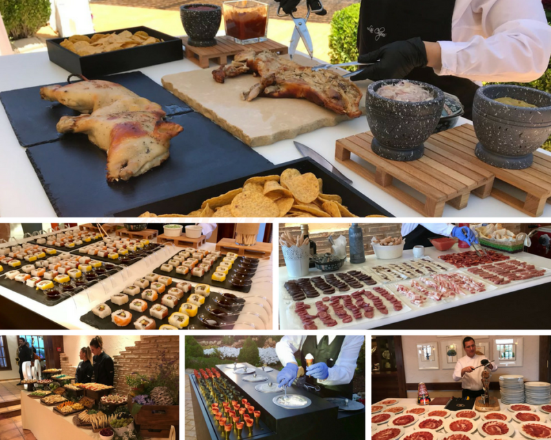 Mesas buffet para bodas