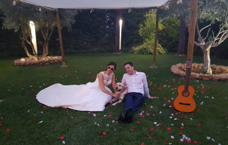 una boda muy especial pose