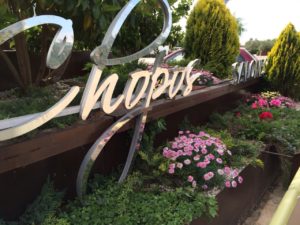 jardines de boda en albacete letrero