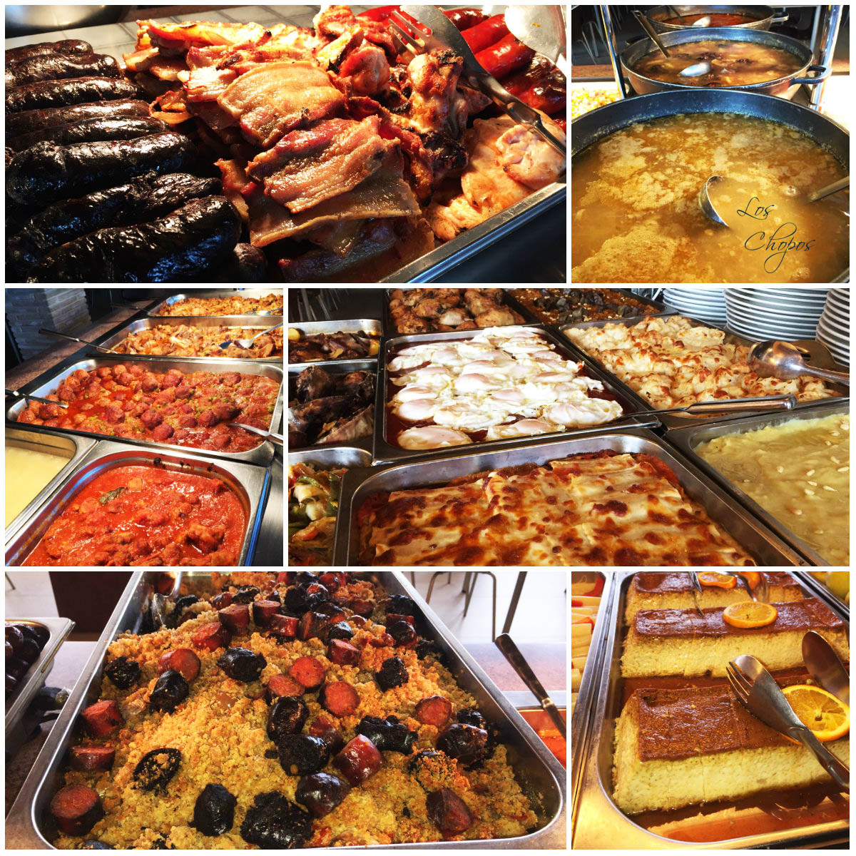 comer en un buffet de carretera principal