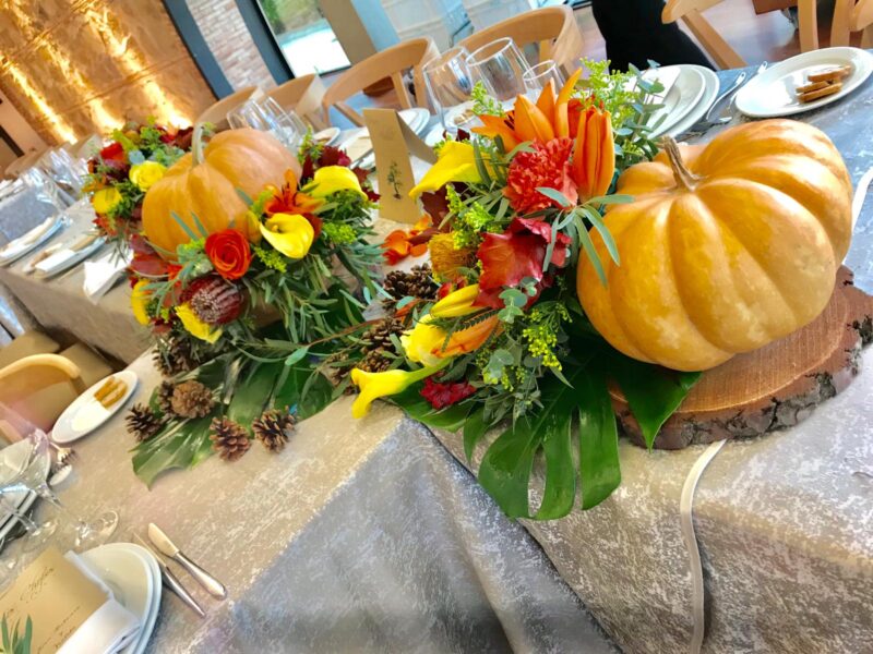 calabazas en la boda