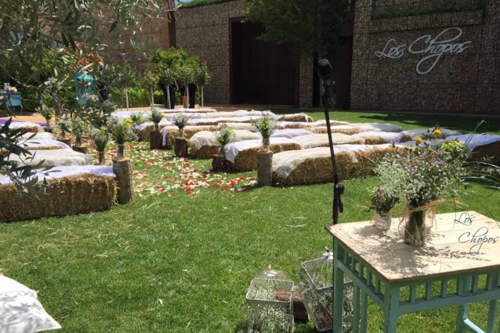 una boda muy campera