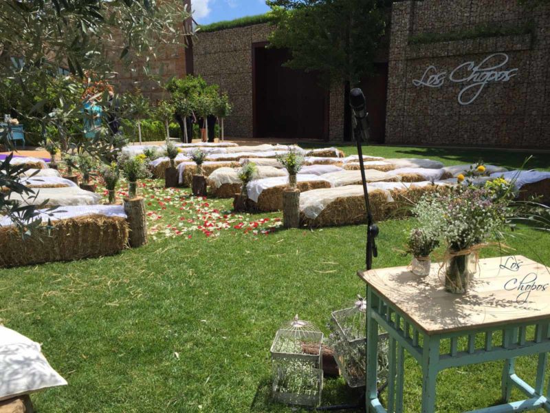 una boda muy campera