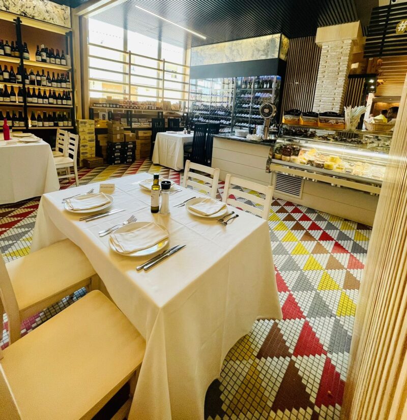 comer camino de la playa