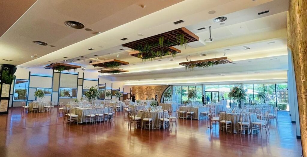 salón boda romántica