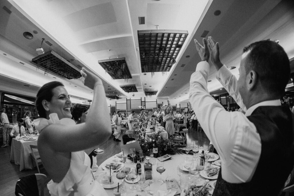 celebración de boda