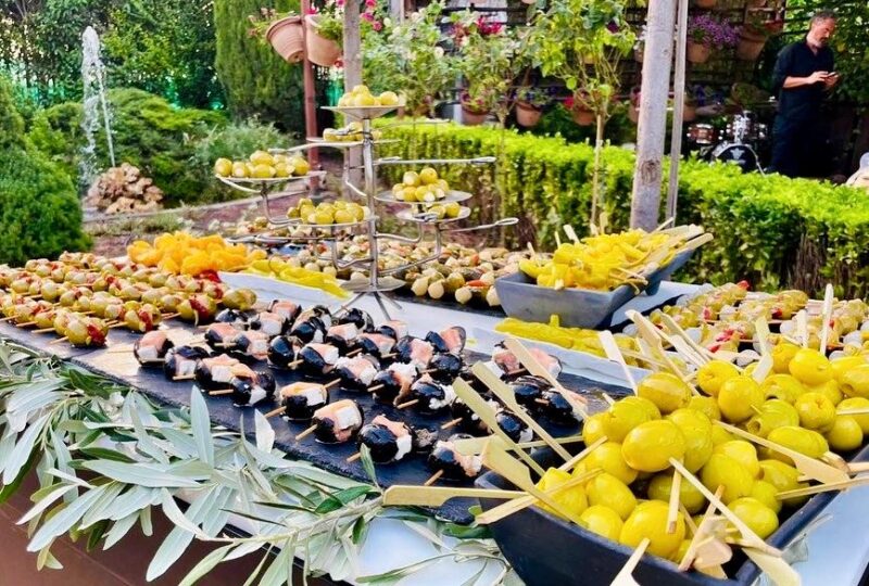 buffet en casa con Los Chopos